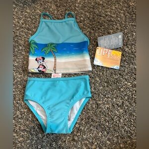 Disney Kids Swim Set Minnie Mouse - Blue 2T